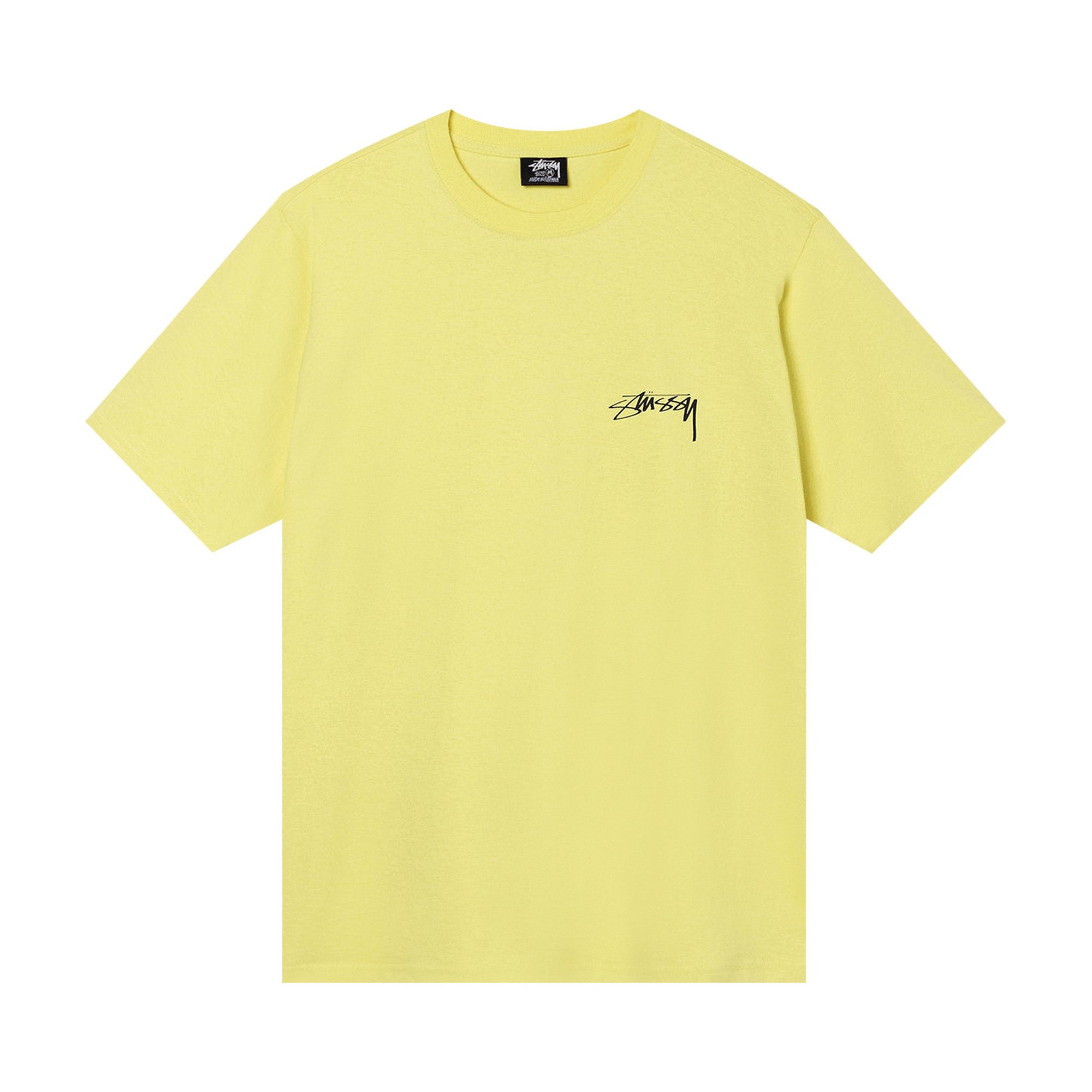 Stussy basic shop tee yellow