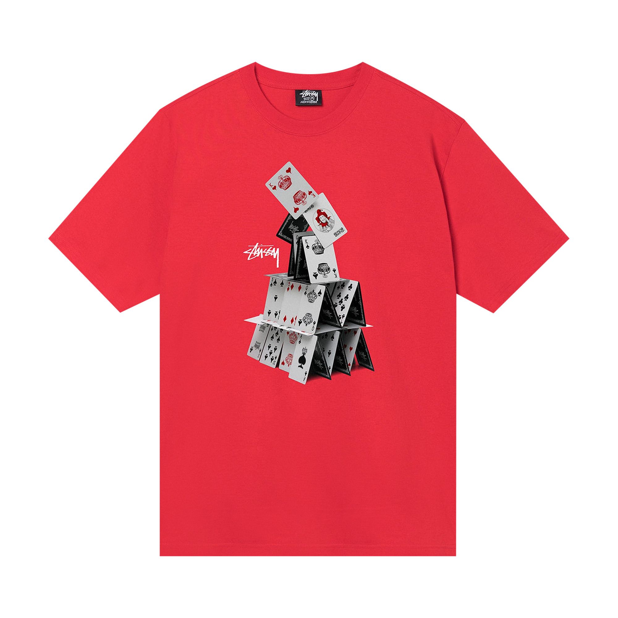 ★関税込★STUSSY★Stussy House Of Cards T-Shirt★Tシャツ★ Pre-owned Stussy House Of Cards Tee 'white' | ModeSens