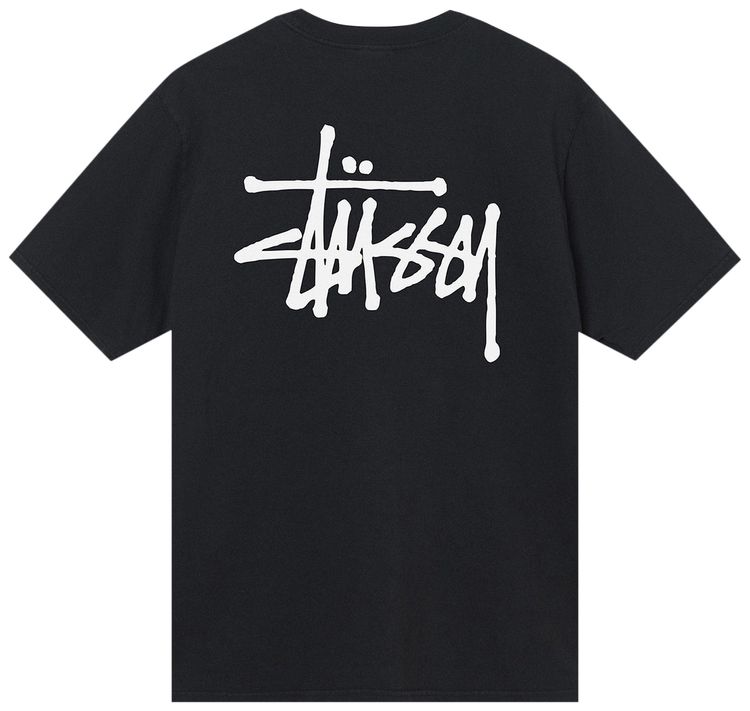 Stussy Basic Pigment Dyed Tee Black