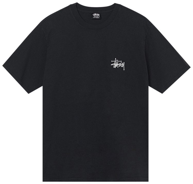 Stussy Basic Pigment Dyed Tee Black