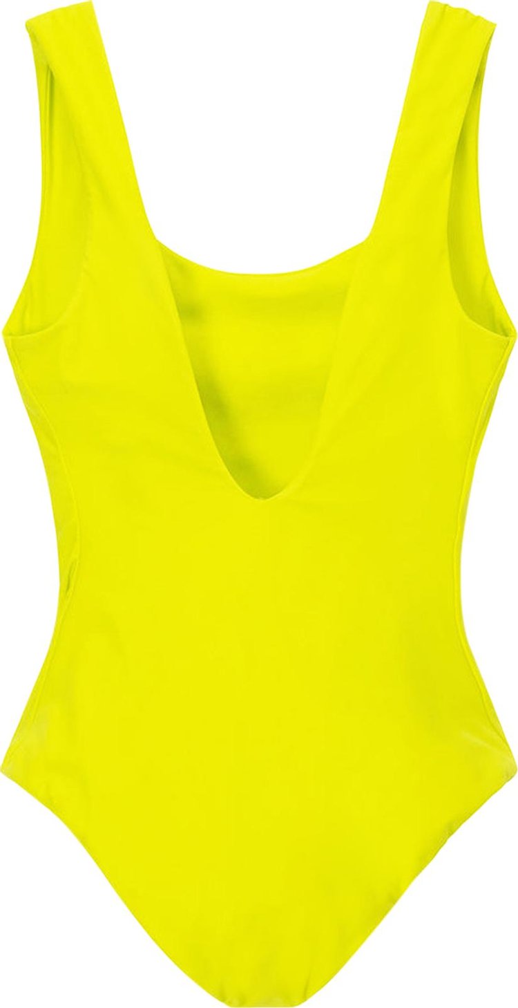 Stussy Stock One Pc Swim Suit Yellow