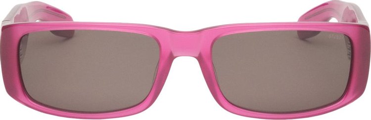 Stussy Eric Sunglasses 'Translucent Hot Pink'