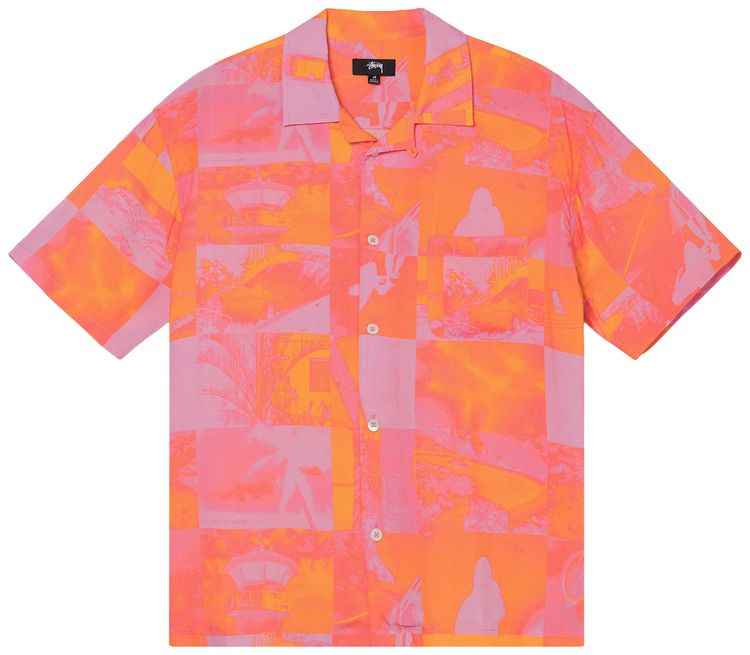 Stussy Photo Film Shirt Pink