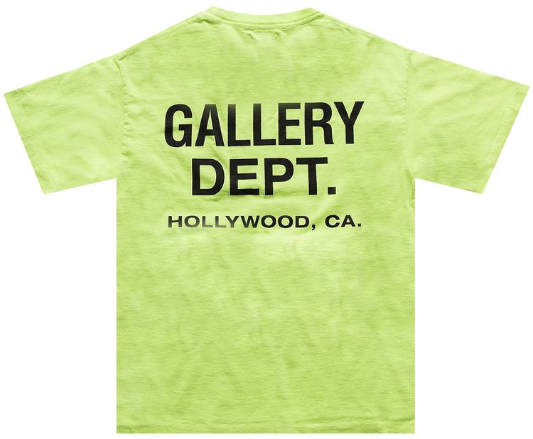 Gallery Dept Vintage Souvenir Tee Lime Green
