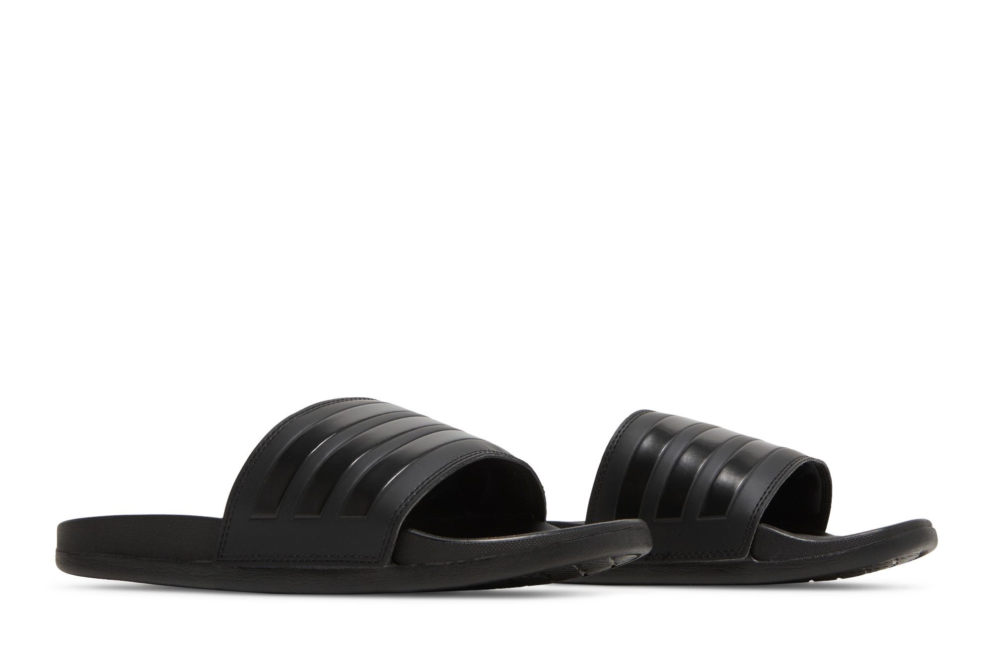 Adidas slides triple black clearance
