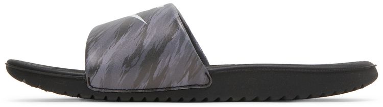 Nike Kawa SE Slide GS Black Pure Platinum Camo