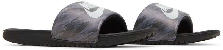 Nike Kawa SE Slide GS Black Pure Platinum Camo