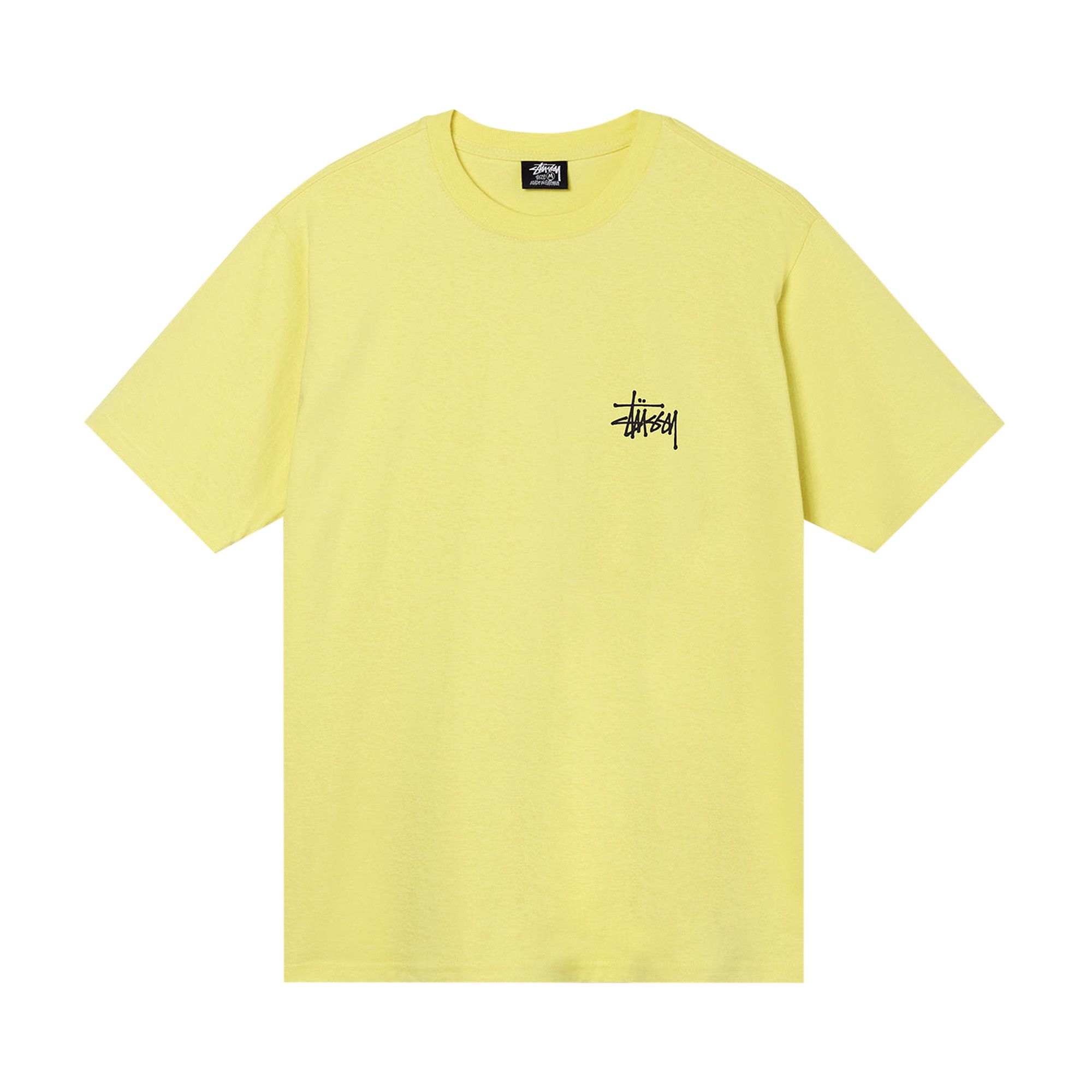 Stussy basic shop tee yellow
