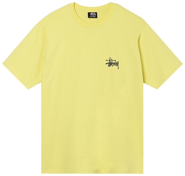 Stussy Basic Tee Yellow