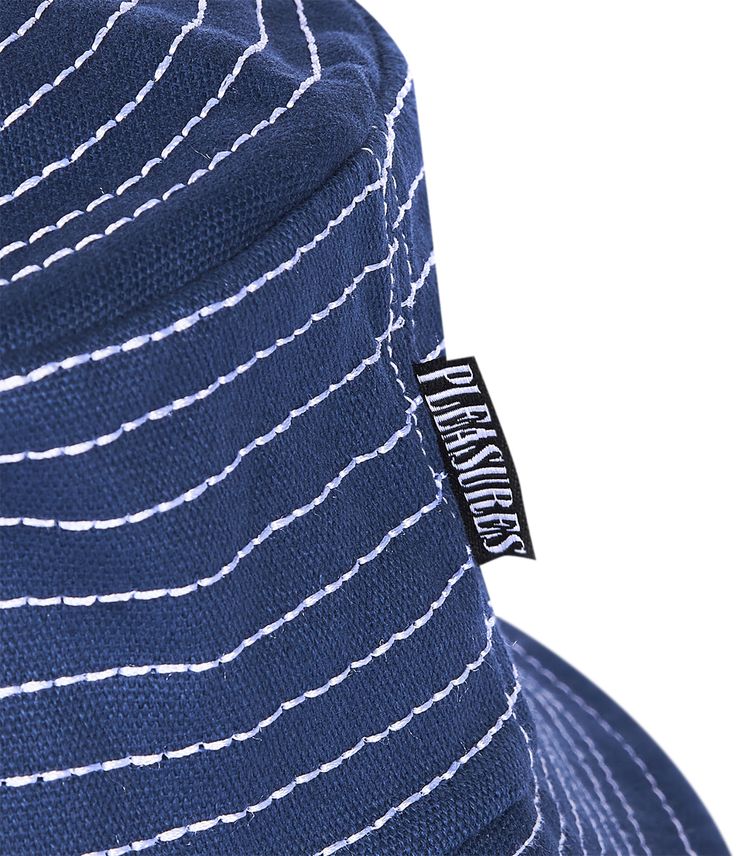 Pleasures Stitches Bucket Hat Blue