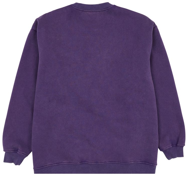 Pleasures Sour Washed Crewneck Purple