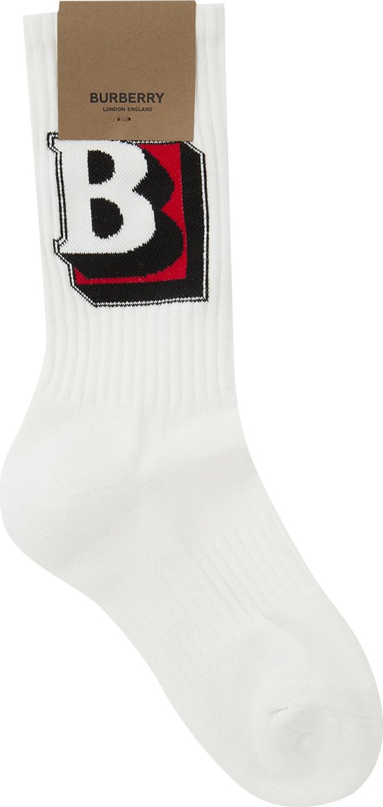 Burberry Logo Sport Sock 'White'