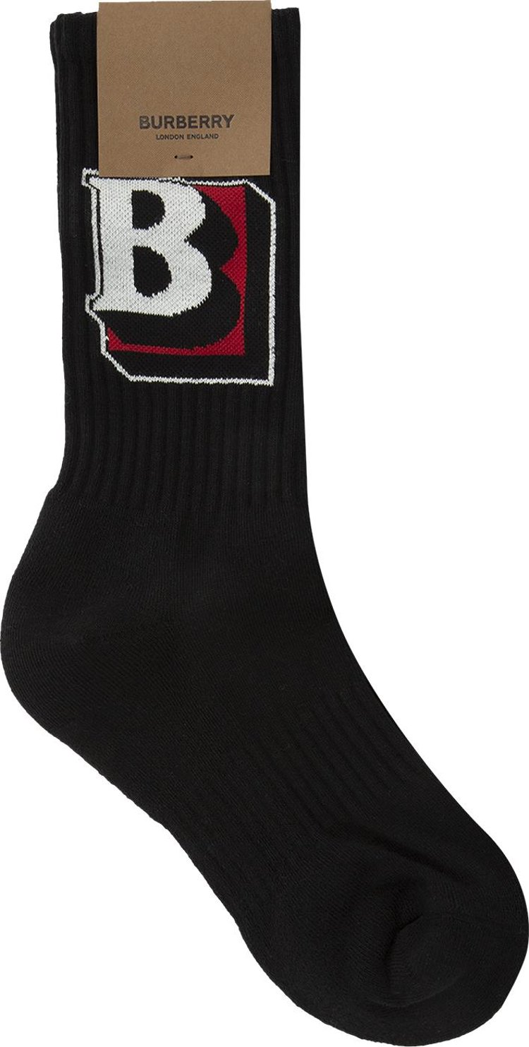 Burberry Logo Sport Sock 'Black'