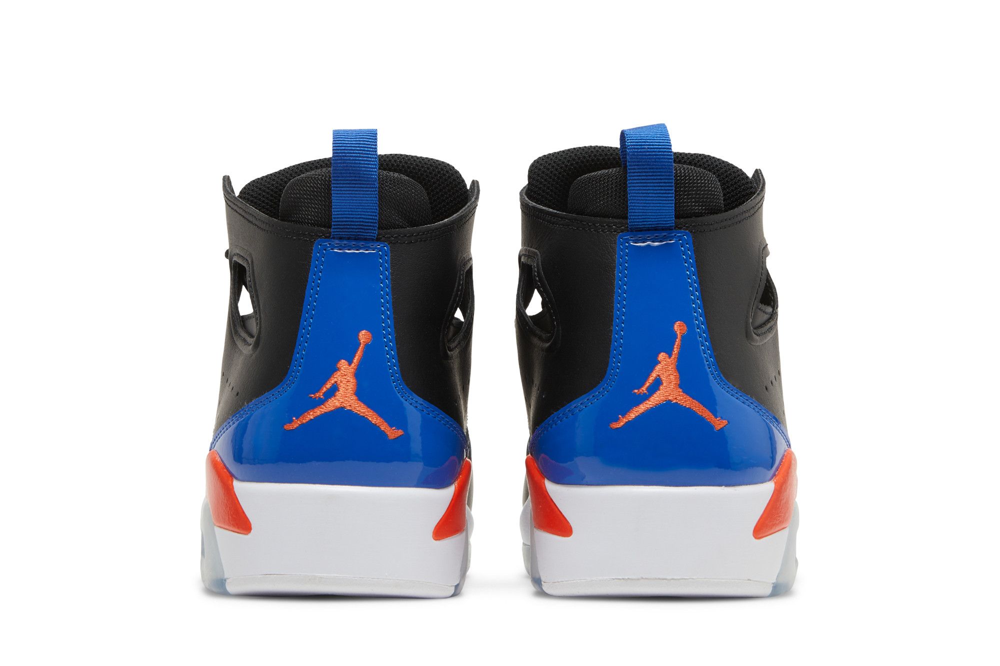 Black blue orange jordans deals