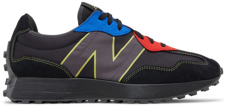 New Balance 327 Black Red Blue