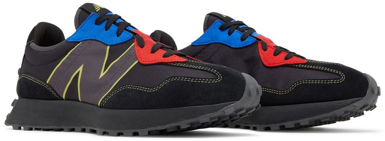 New Balance 327 Black Red Blue