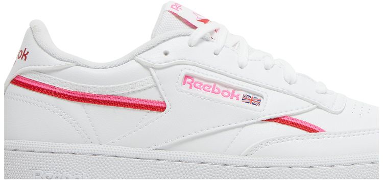 Reebok Wmns Club C 85 Vegan White Atomic Pink