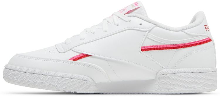 Reebok Wmns Club C 85 Vegan White Atomic Pink