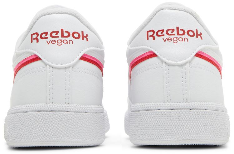 Reebok Wmns Club C 85 Vegan White Atomic Pink