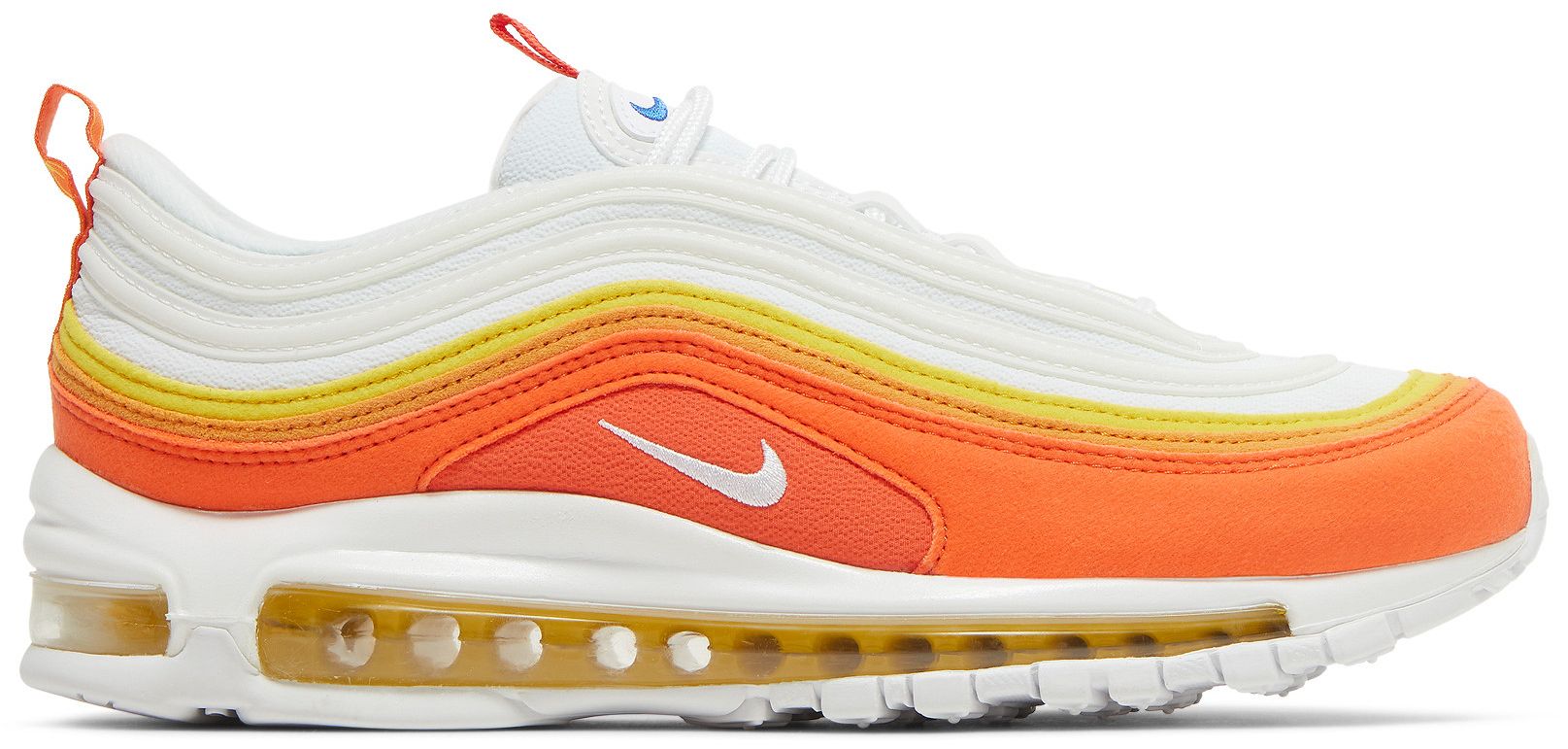 Maglietta First-String Air Max 97 Athletic Club &ndash; Bianca, Cotone, Stampa Arancione DQ8237-800
