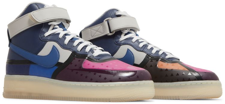 Nike Air Force 1 High 07 Thunder Blue Pink Prime