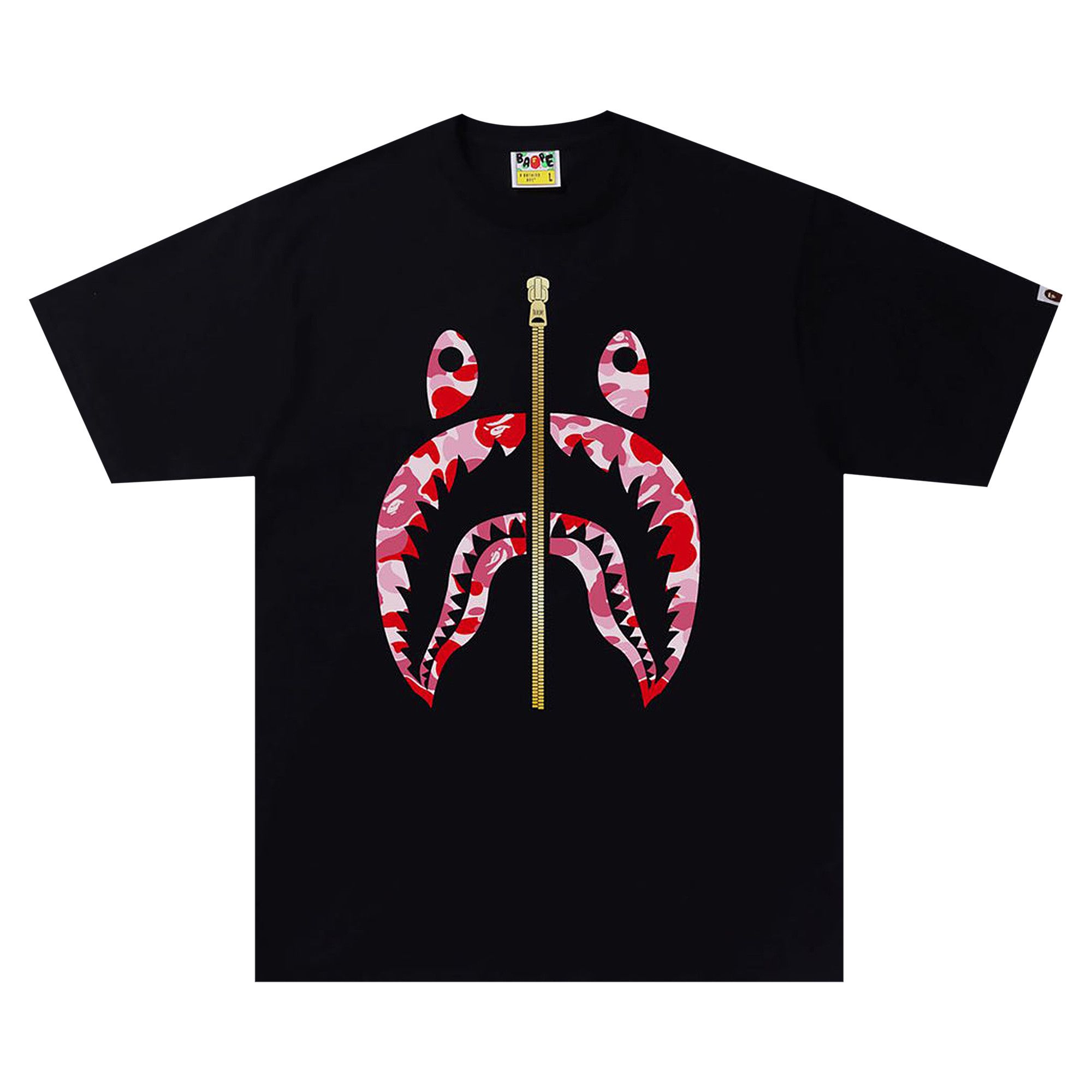Buy BAPE ABC Camo Shark Tee Black Pink 1I30 110 008 BLACK PINK