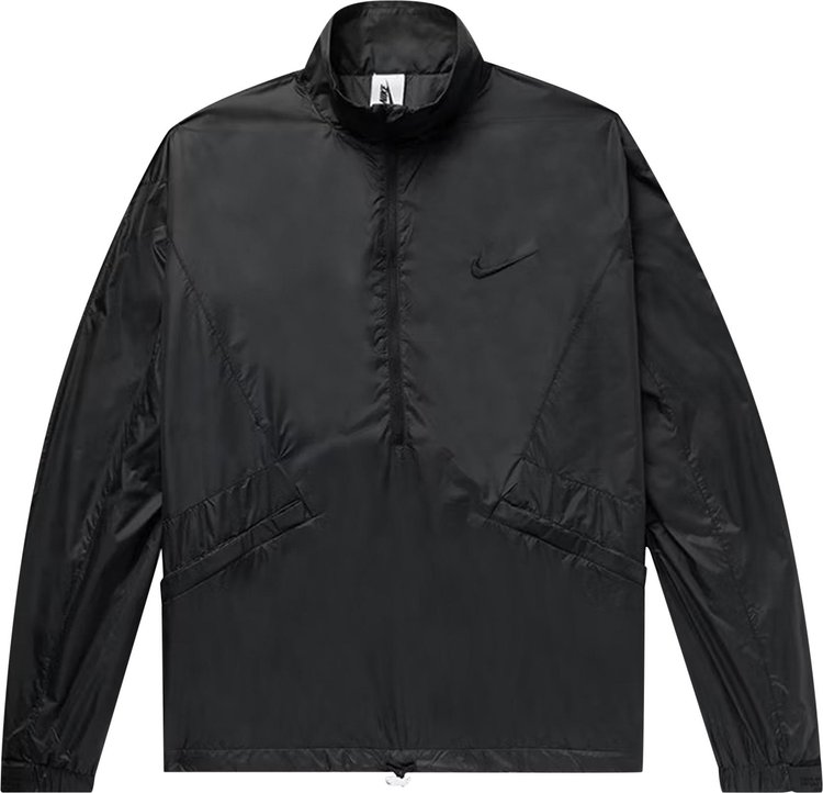 Fear of God Essentials x Nike Long-Sleeve Half Zip Jacket 'Black'