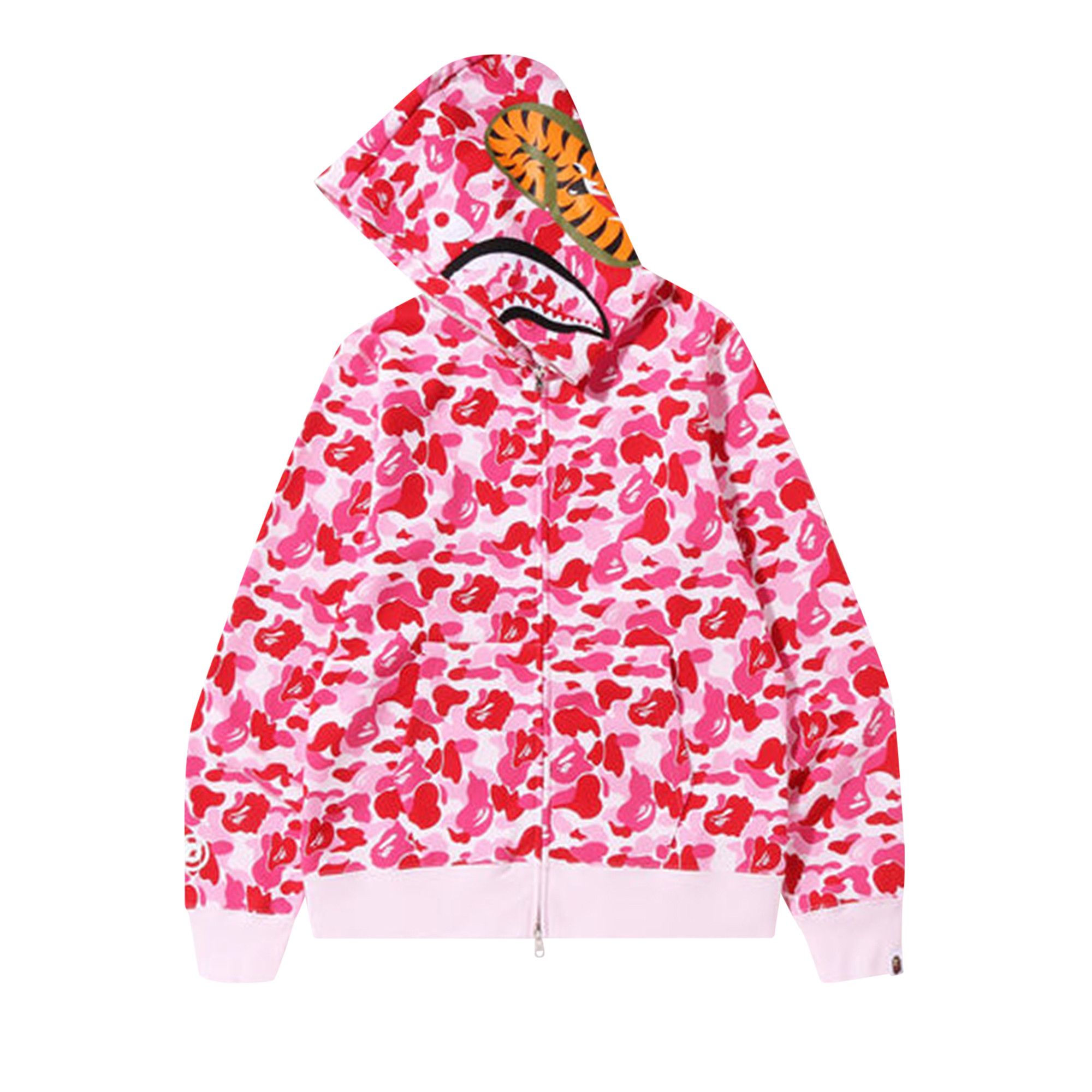 Size 105.5 BAPE ABC Camo Shark Full Zip Hoodie Pink
