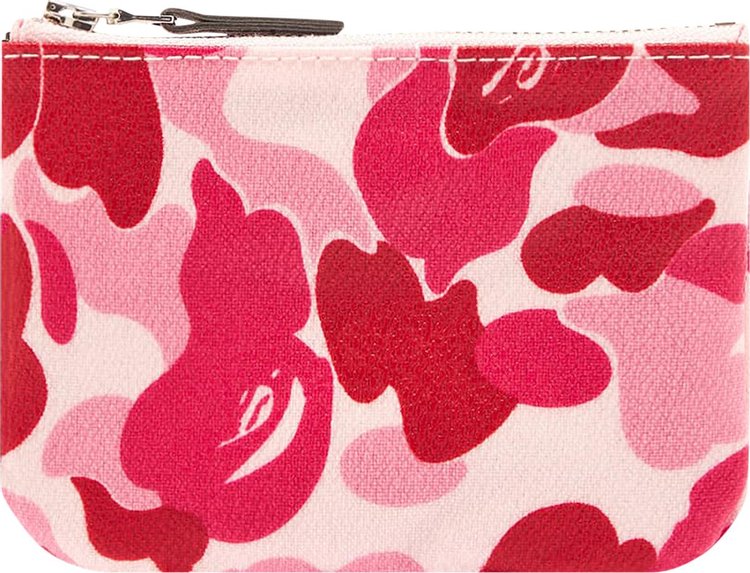 BAPE ABC Canvas Small Wallet 'Pink'
