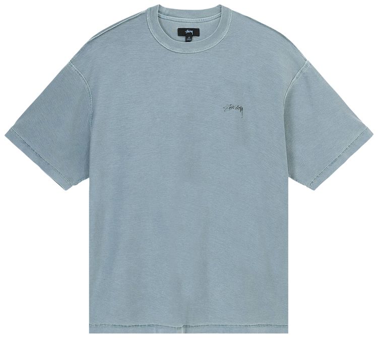 Stussy Pigment Dyed Inside Out Crew Slate