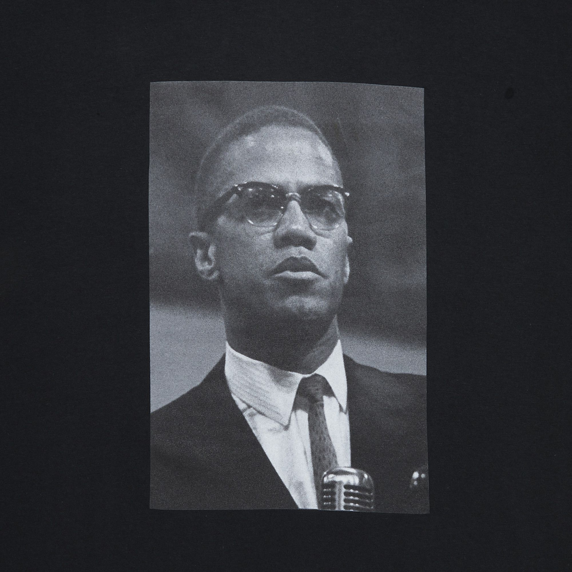 Size l Supreme Malcolm X Tee Black