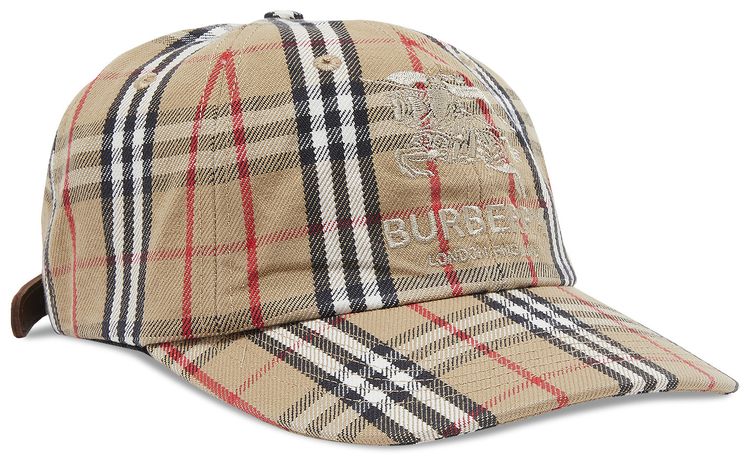 Supreme x Burberry Denim 6 Panel Beige