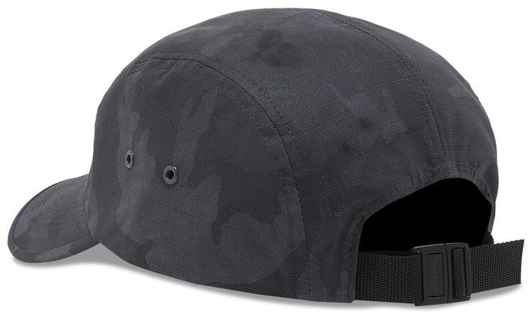 Supreme x Stone Island Reactive Ice Camo Camp Cap Black