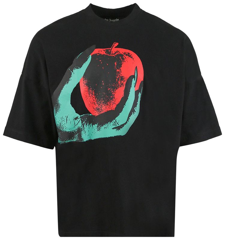 Palm Angels Apple Loose Tee BlackRed