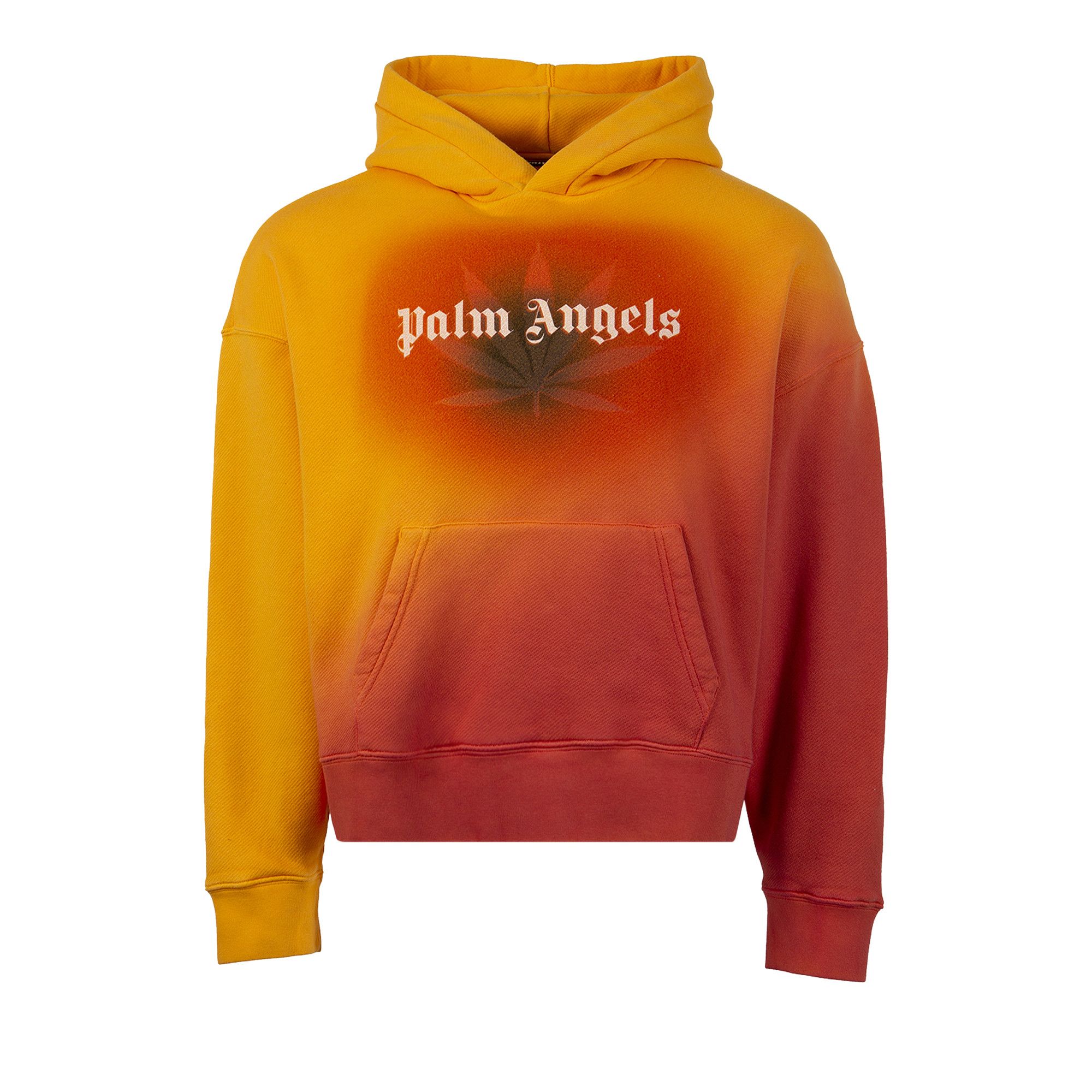 Palm angels cheap orange hoodie