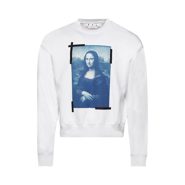 Off White Monalisa Over Crewneck White