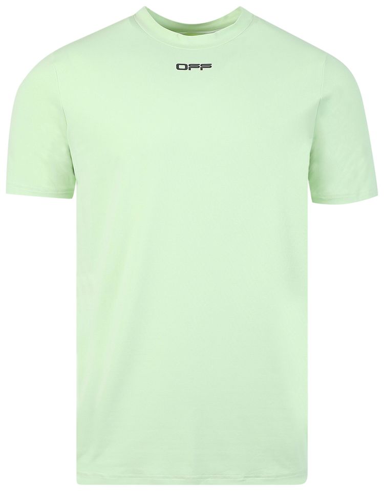 Off White Athletic Arrow Tee GreenBlack