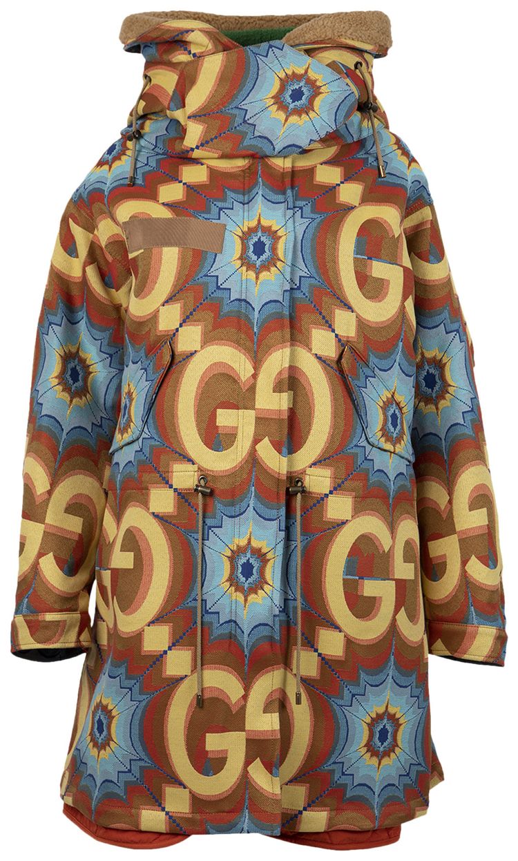 Gucci Kaleidoscope Parka OrangeYellow