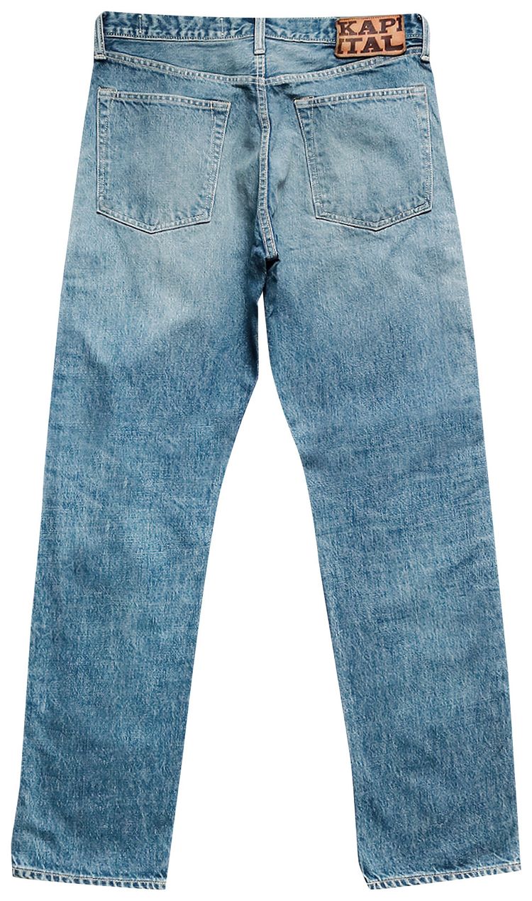 Kapital Monkey Cisco Studs 5 Pocket Denim Blue