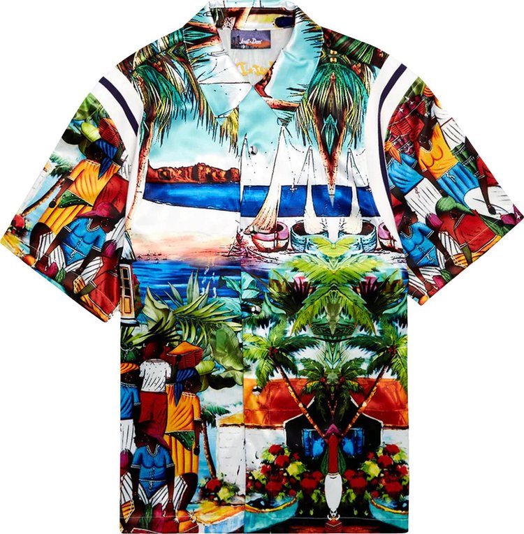 Just Don Island Market Shirt 'Multicolor'