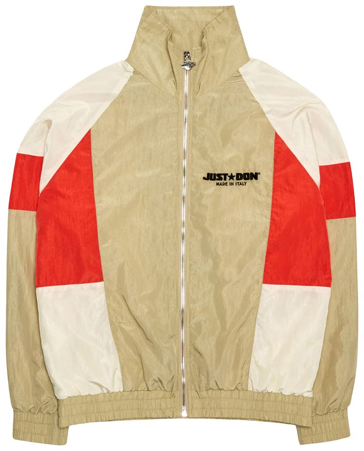 Just Don Tracksuit Jacket CreamBlackWhite
