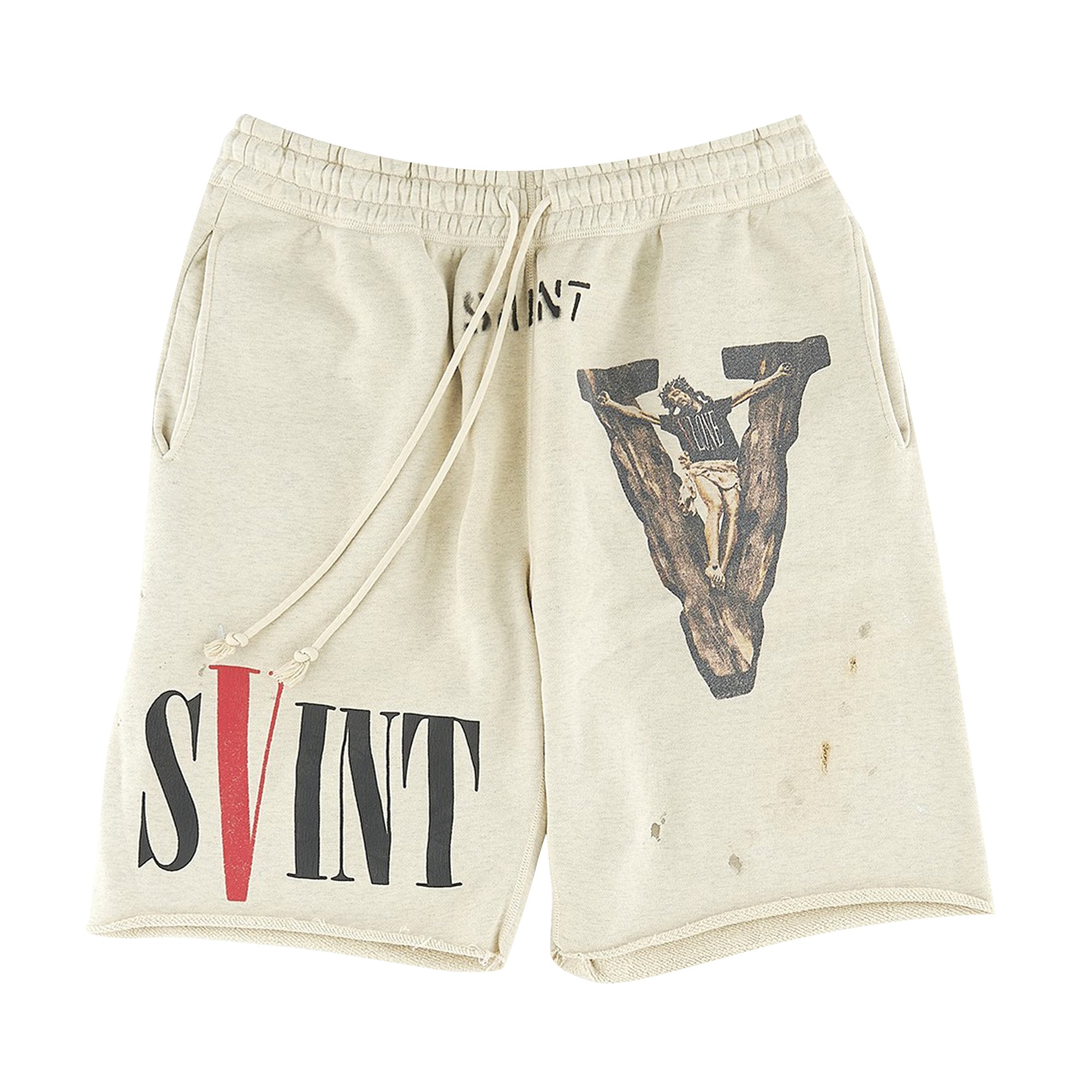 Saint Michael x Vlone Sweat Shorts 'Grey' | GOAT