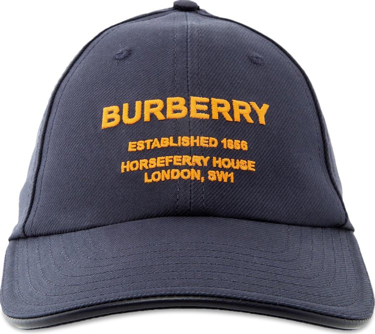 Burberry Horseferry Motif Baseball Cap 'Midnight Blue'