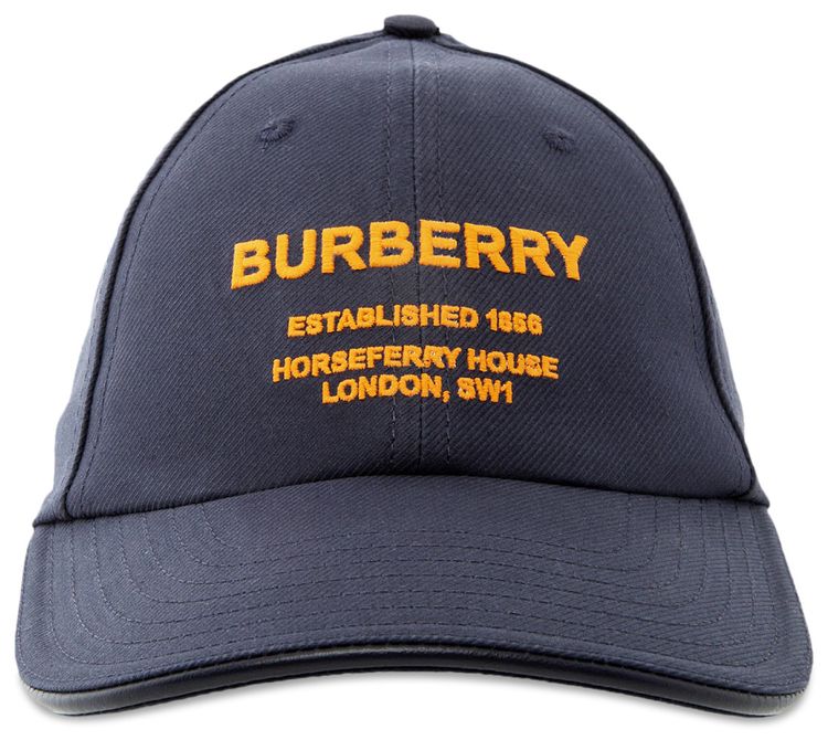 Burberry Horseferry Motif Baseball Cap 'Midnight Blue'