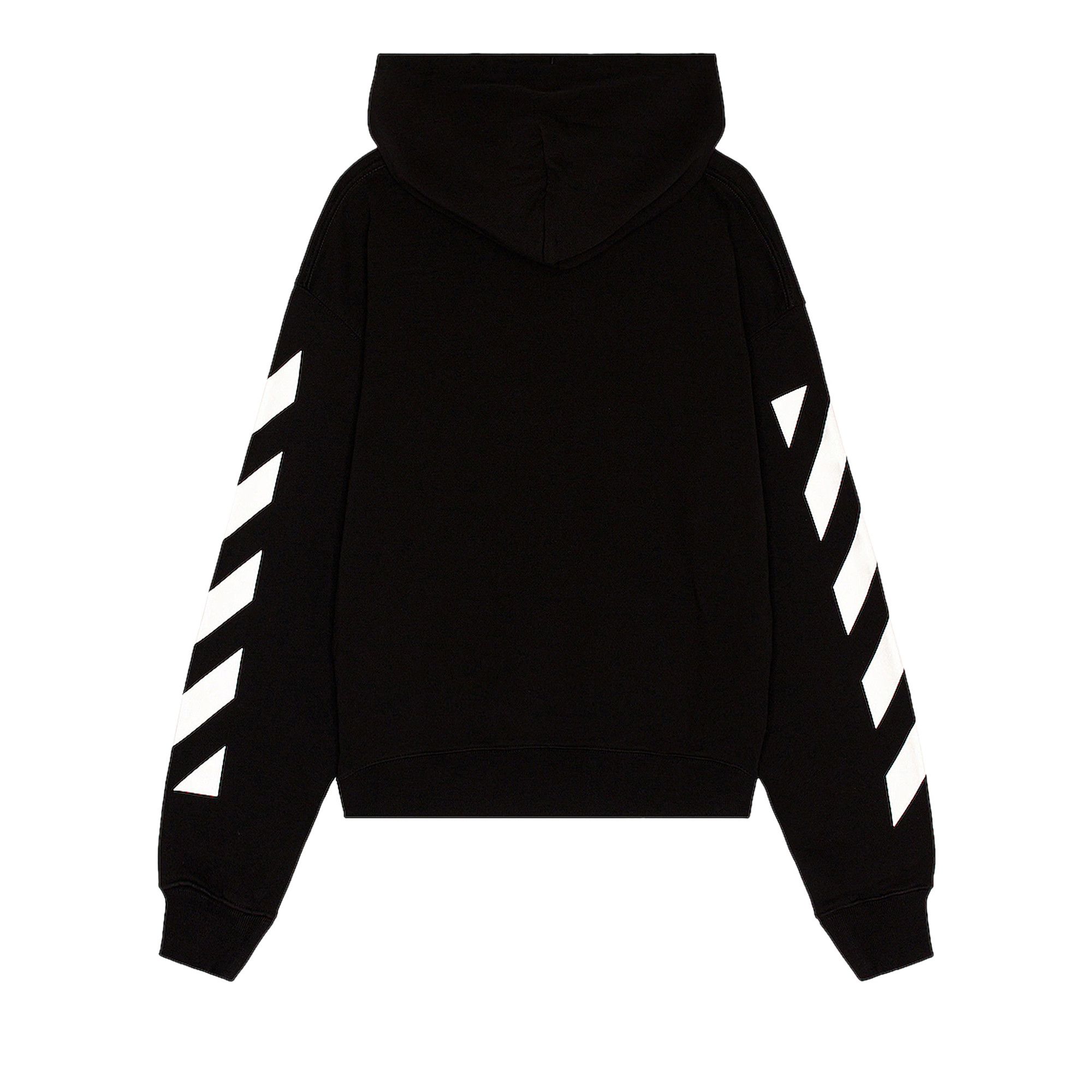 Off-white Diagonal Bernini Cotton Hoodie In Red | ModeSens