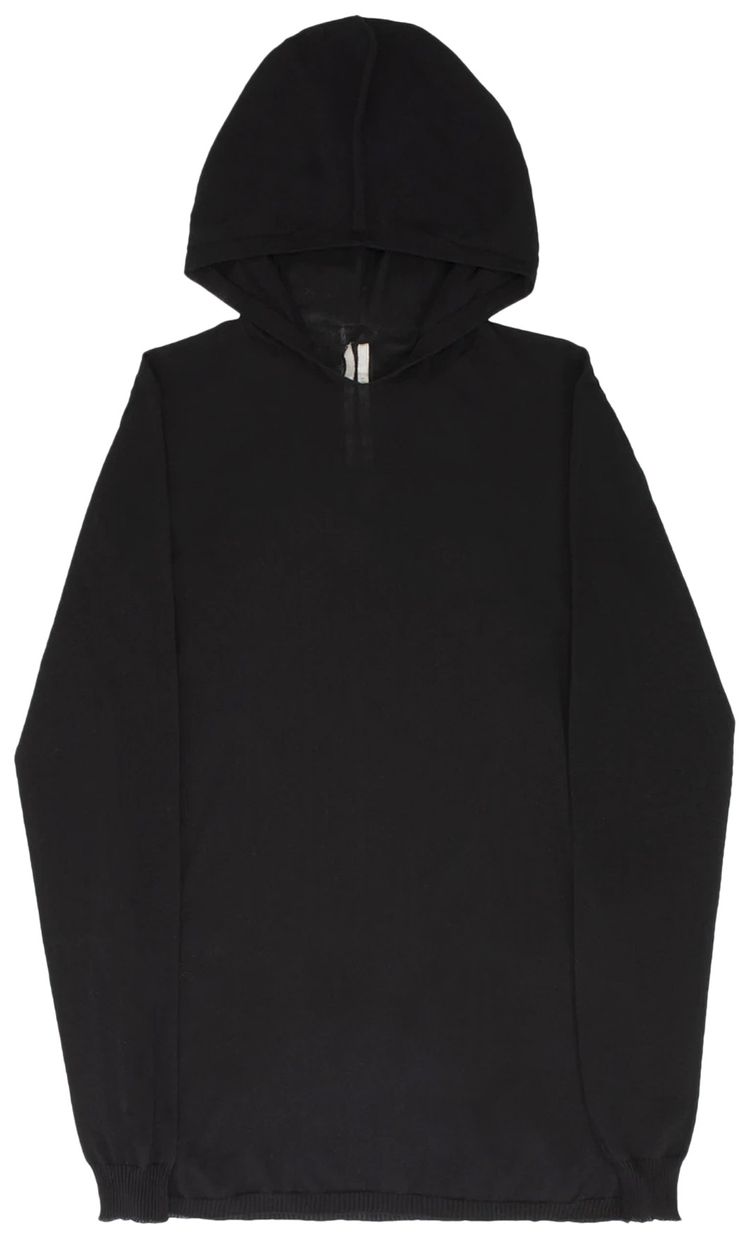 Rick Owens Long Sleeve Sweater Hoodie Black