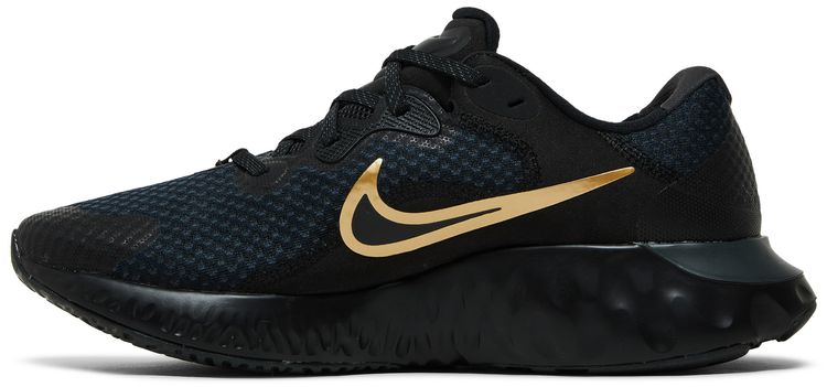 Nike Renew Run 2 Black Metallic Gold