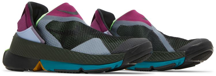 Nike GO FlyEase Black Lime Glow