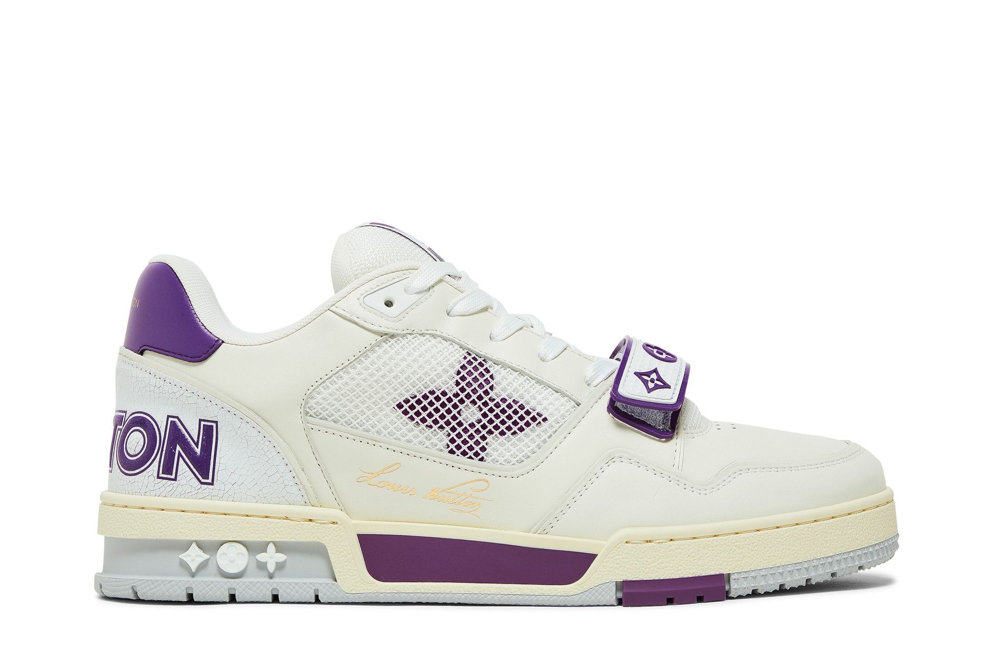 Size 11.0 Louis Vuitton Trainer Violet Mesh