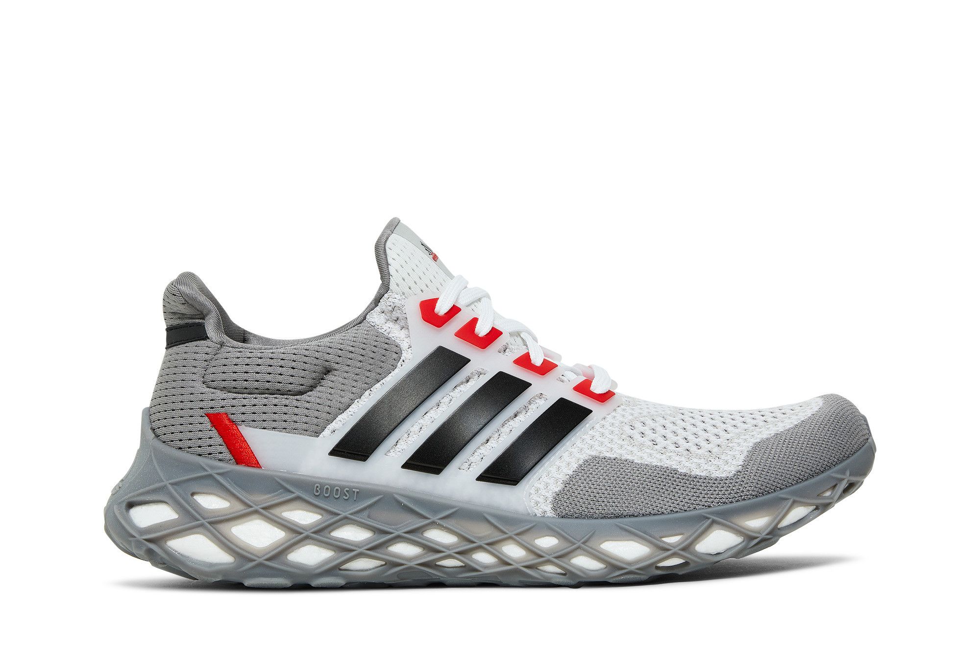 Grey and sale red ultra boost